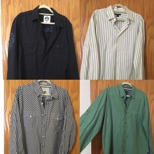 Bundle of Express button down shirts